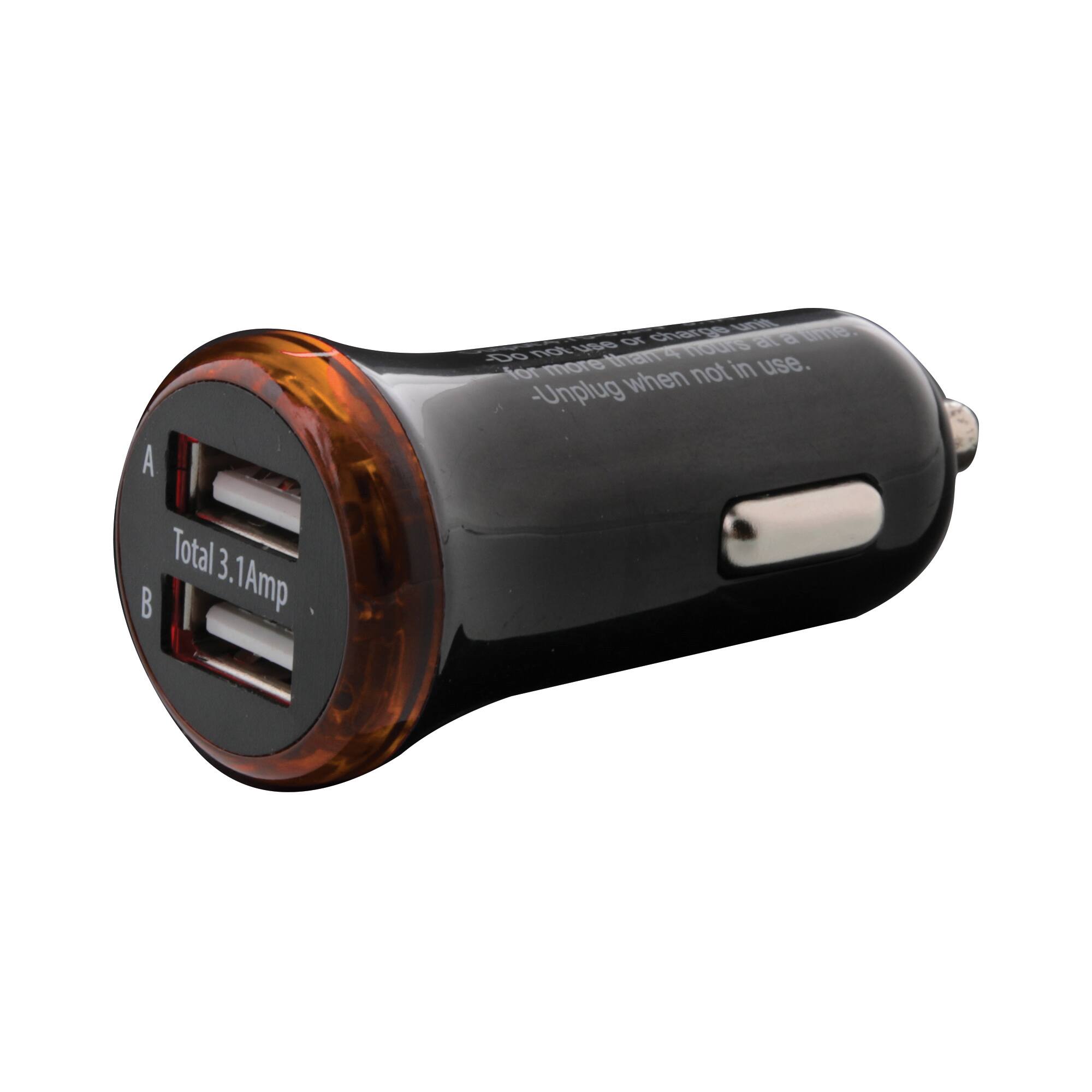A charger for or a charger for more not in use. -Unplug when not in use. -Total 3.1Amp