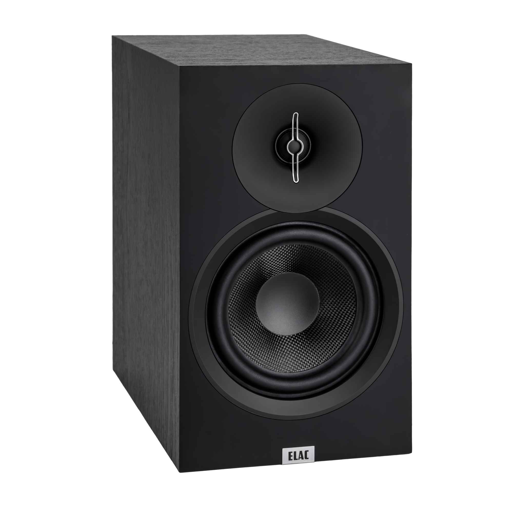 Alt View 1. ELAC - ELAC Debut 3.0 - 6.5" Bookshelf Speakers (Black) DB63-BK - (Pair) - Black.