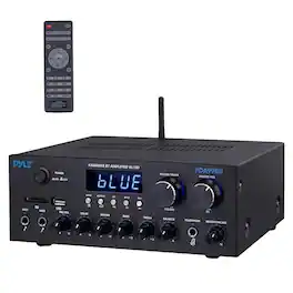 PylePro - Pyle PDA99BU Bluetooth HD Home Audio HDMI/MP3/USB/SD/AUX FM Radio Amplifier Receiver with Remote Control