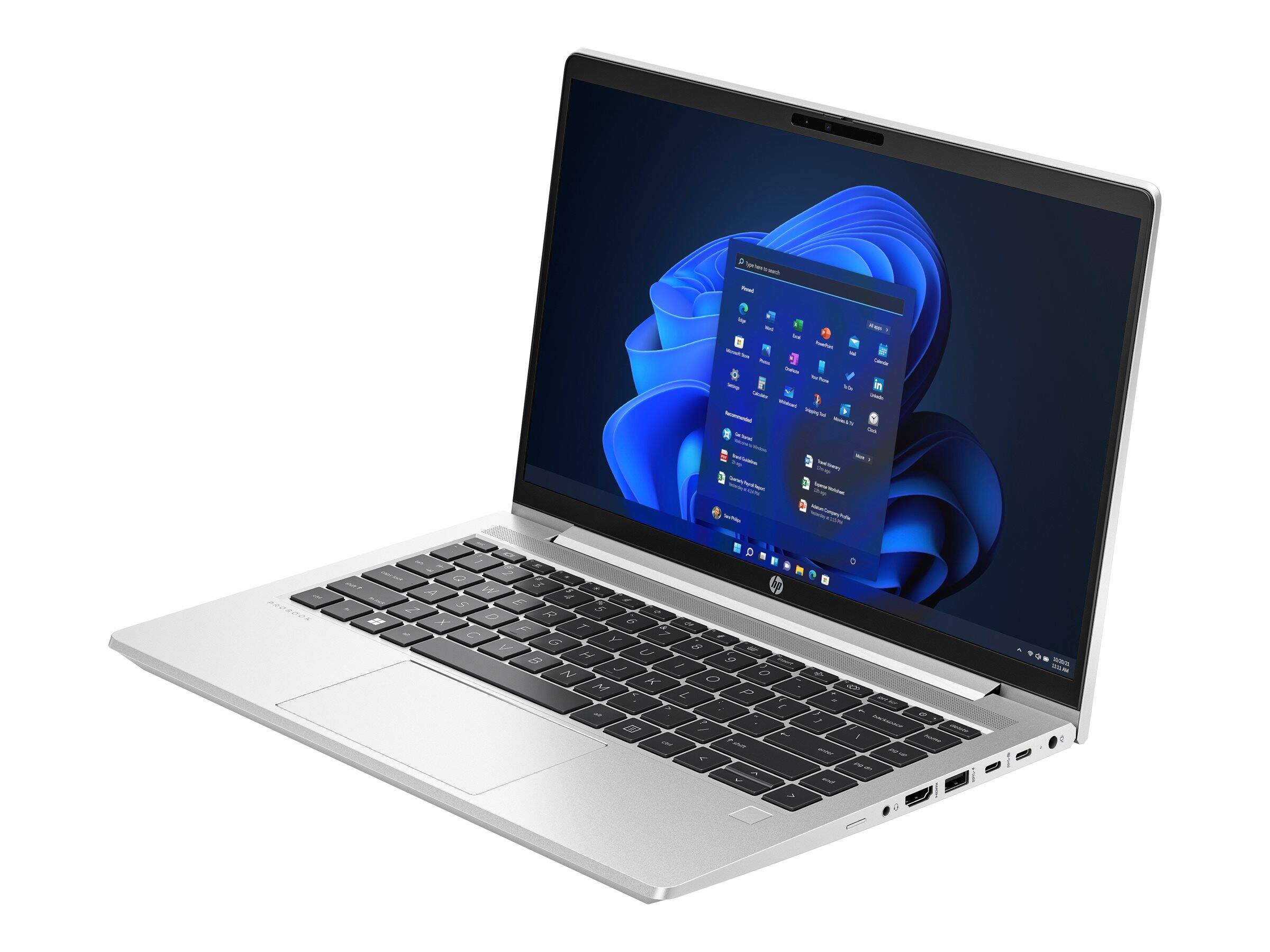 Alt View 1. HP - ProBook 440 14 G10 14" FHD Touch Intel Core i5-1334U 1.3 GHz up to  4.6 GHz 16GB 256GB SSD  Windows 11 Pro - Silver.