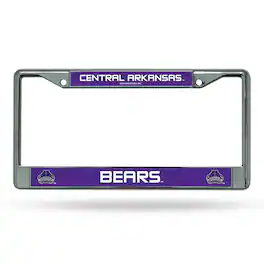 Rico Industries - Central Arkansas Bears Chrome Metal License Plate Frame - Multi