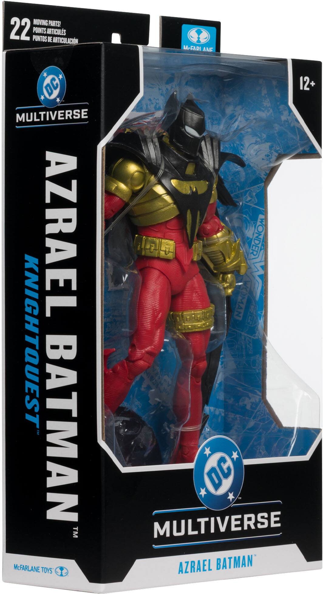 MOVING PARTS! 22 PUNTOS DE ARTICULACIÓN McFARLANE TOYS DC 12+ MULTIVERSE AZRAEL BATMAN KNIGHTQUEST BATMAN DC - TM MULTIVERSE McFARLANE TOYS AZRAEL BATMAN
