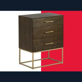 Tommy Hilfiger - Franklin 3 Drawer Dresser - Walnut
