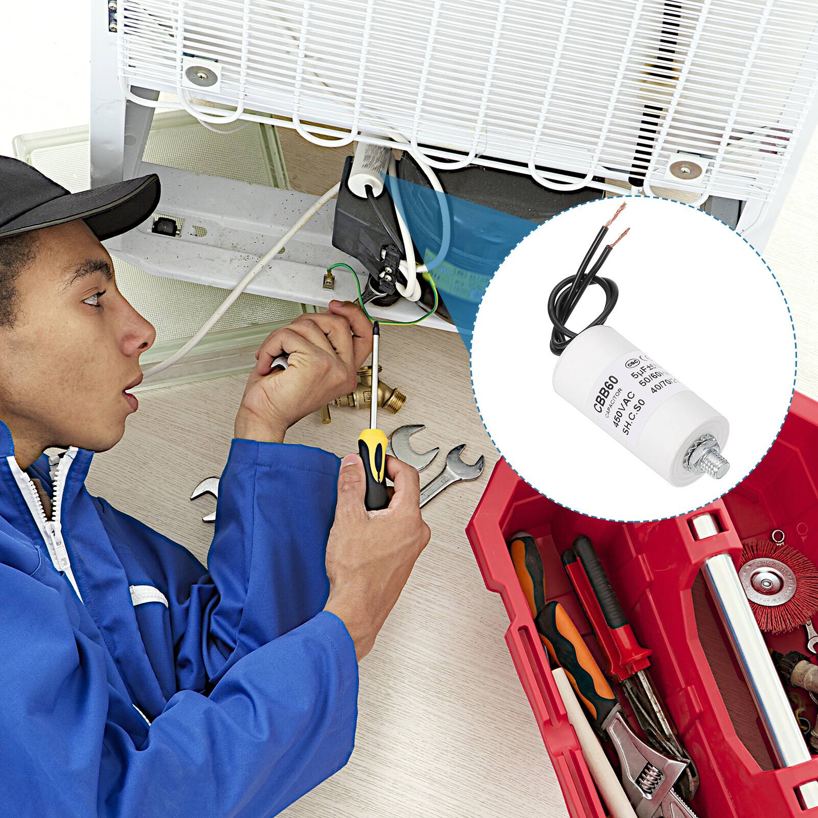 50/00 CBB60 40/1%, 450VAC so 450 SH.C.SO C SH