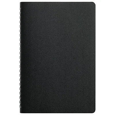 Front. Staples - Staples 5" x 8" Weekly Planner, Black - Black.