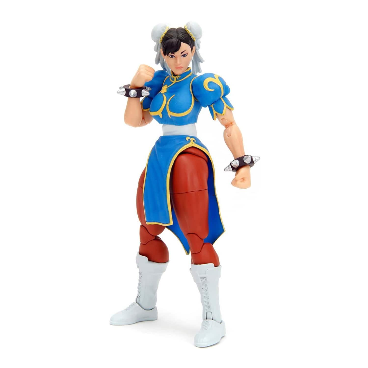 Jada Toys - Street Fighter II Chun Li 6-in Articulated Collectible Action Figure - Multicolor
