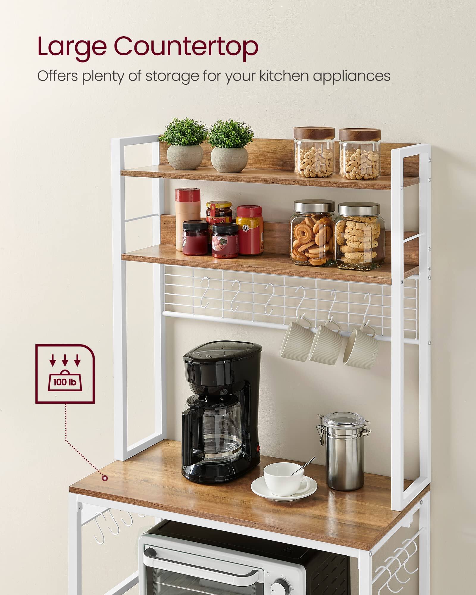 Large Countertop  
Offers plenty of storage for your kitchen appliances  

100 lb