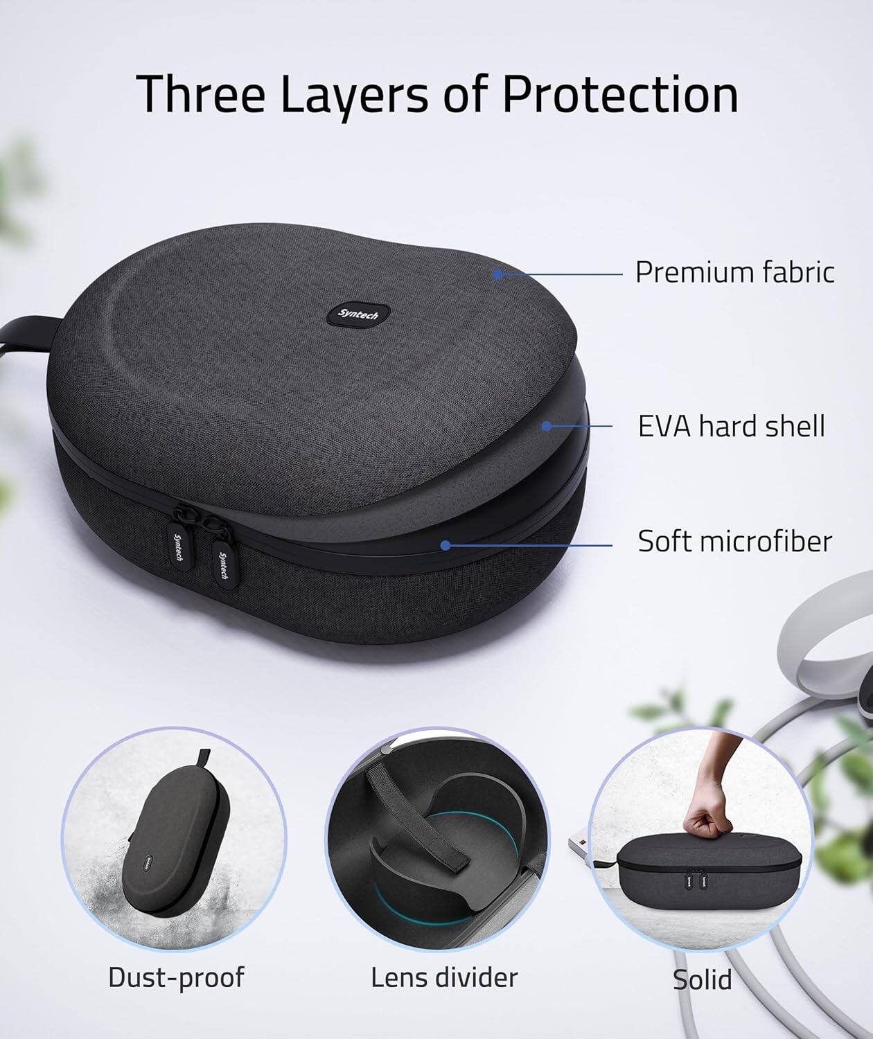 Syntech Small Hard Carrying Case Compatible with Meta Quest 3S