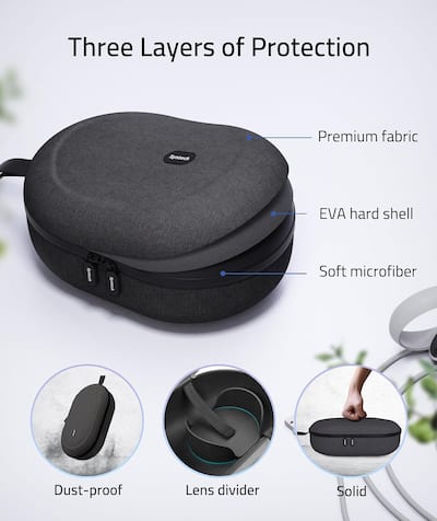 Syntech Small Hard Carrying Case Compatible with Meta Quest 3S Syntech Small Hard Carrying Case Compatible with Meta Quest 3S
