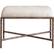 Alt View 2. Meridian Furniture - Valley Beige Chenille Fabric Bench - Beige.
