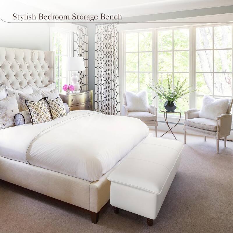 Stylish Bedroom Storage Bench