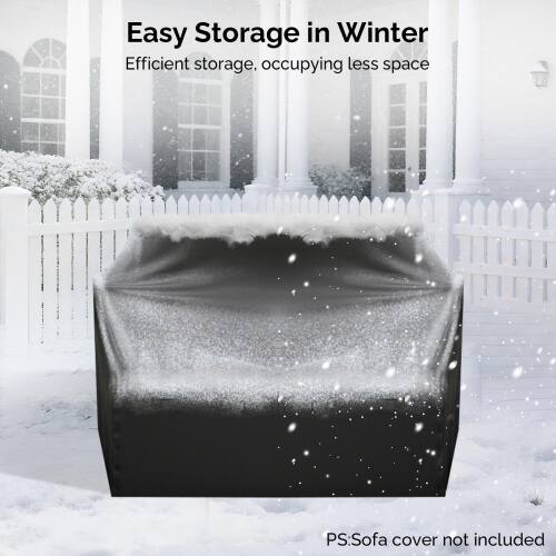 Easy Storage in Winter  
Efficient storage, occupying less space  

PS: Sofa cover not included
