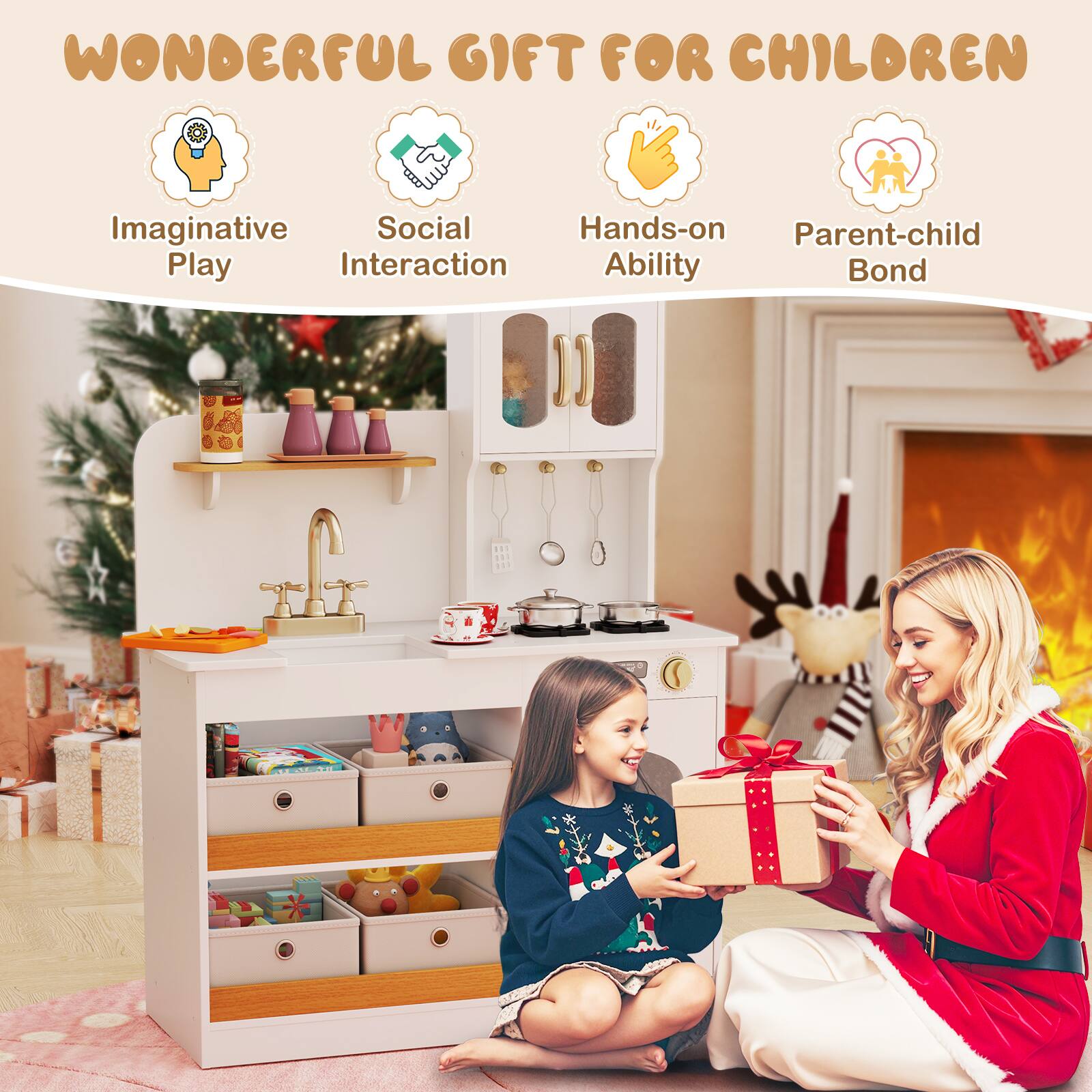 WONDERFUL GIFT FOR CHILDREN

- Imaginative Play
- Social Interaction
- Hands-on Ability
- Parent-child Bond