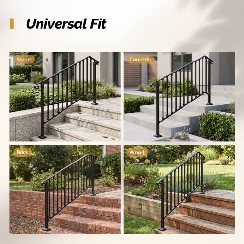 Universal Fit

- Stone
- Concrete
- Brick
- Wood