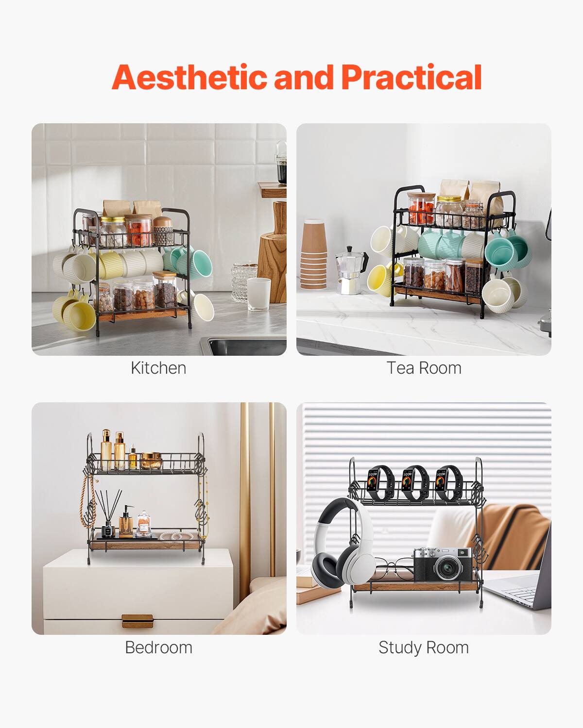 Aesthetic and Practical

- Kitchen
- Tea Room
- Bedroom
- Study Room