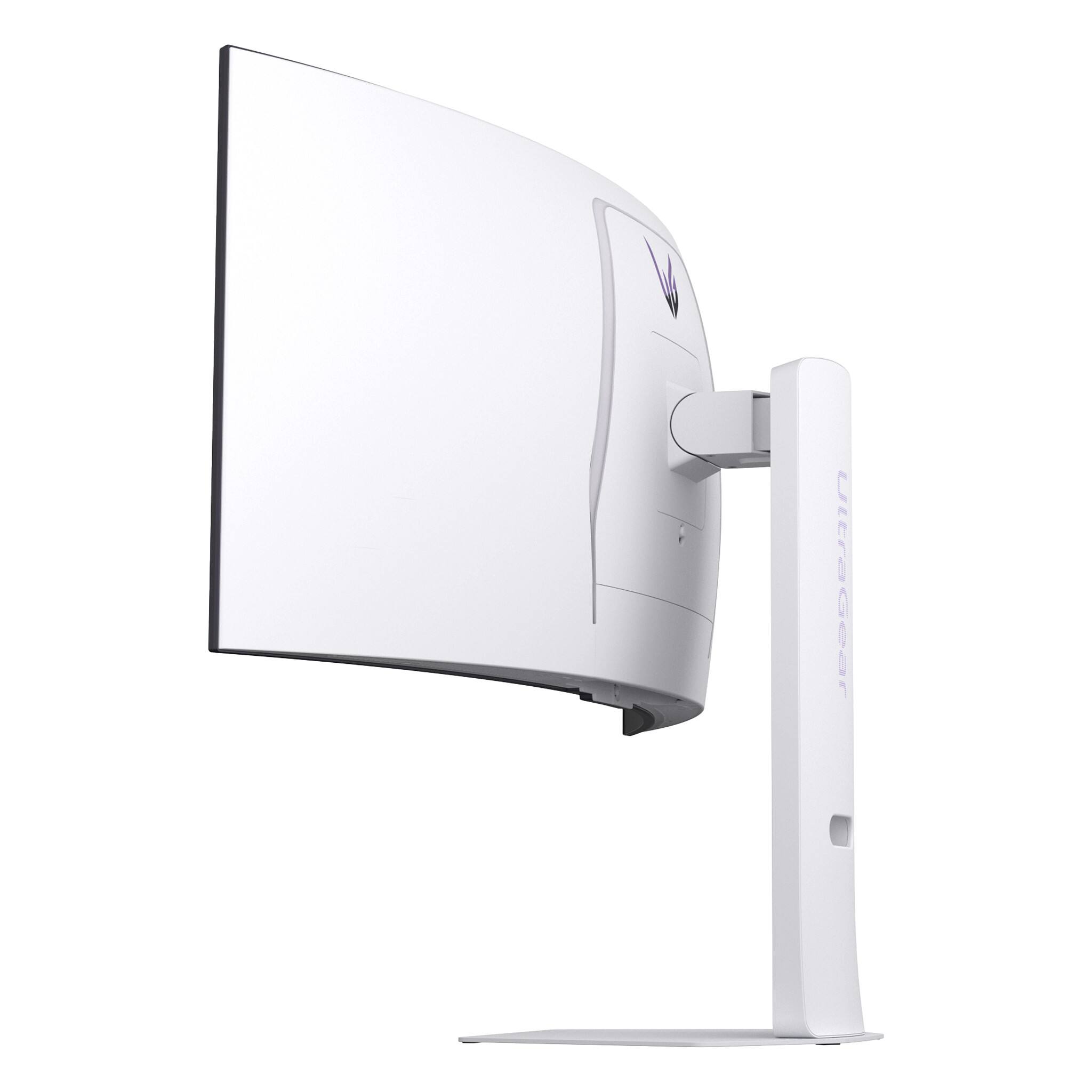 Alt View 6. LG - UltraGear 34" OLED WQHD 240Hz 0.03ms G-SYNC FreeSync Premium Pro Gaming Monitor with DisplayHDR400 TRUE - White.