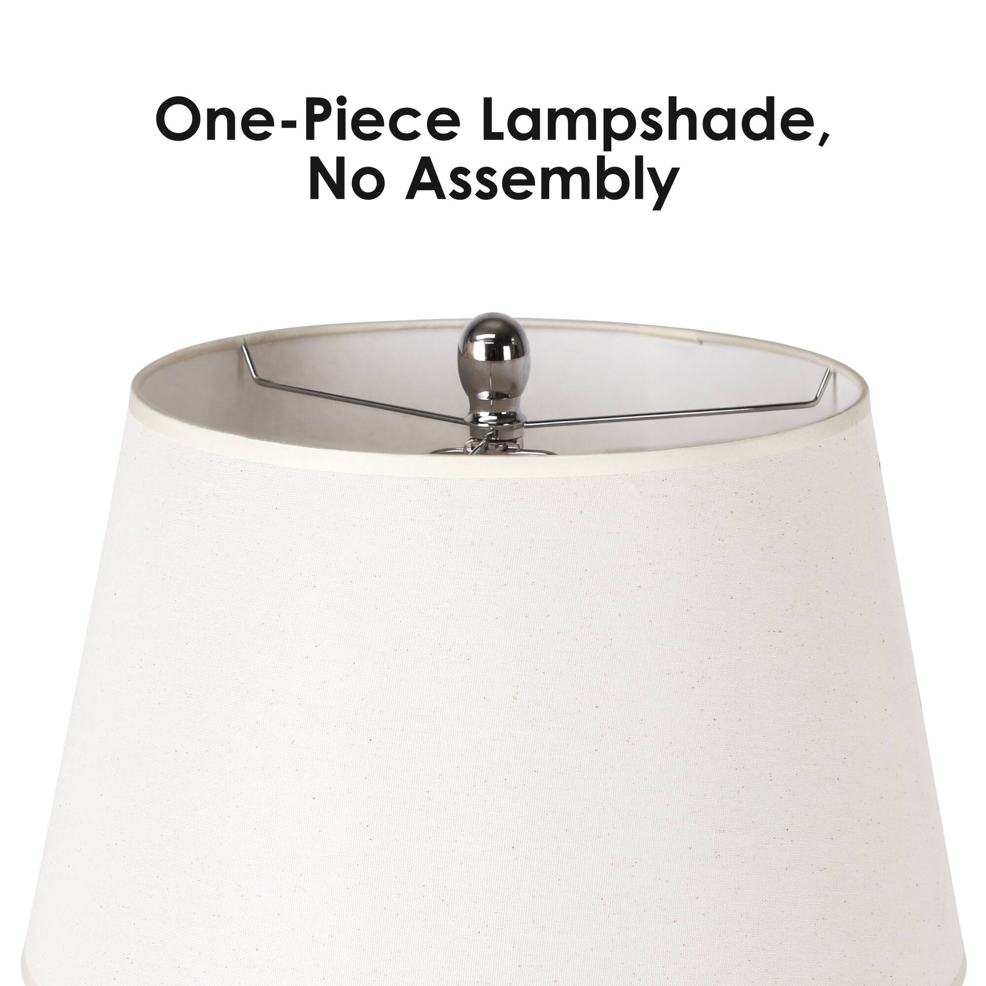 One-Piece Lampshade, No Assembly