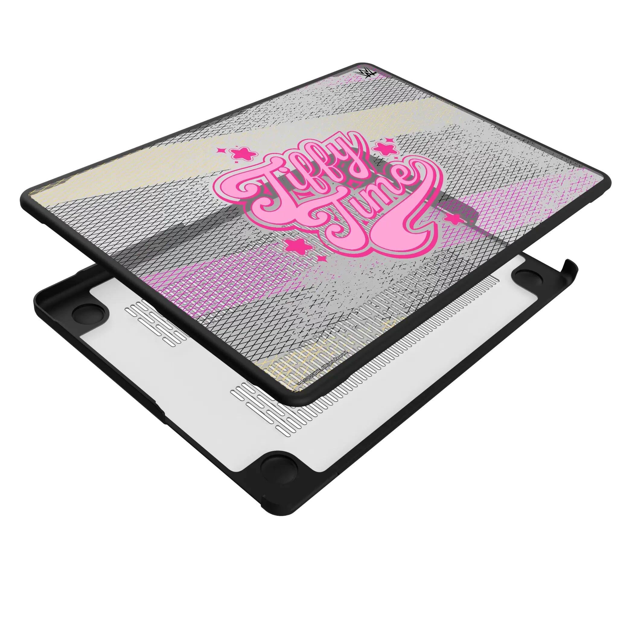 Left. Keyscaper - WWE Steel Laptop Case - Apple MacBook Pro 14-inch (2021)/(2023) - Tiffany Stratton.