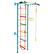 Front. Costway - Costway 5 in 1 Kids Indoor Gym Playground Swedish Wall Ladder Children Home Climbing Gym Solid Wall Set Up - Multicolor.