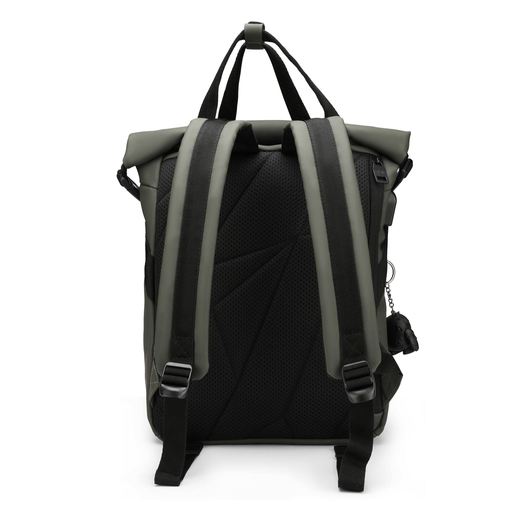 Alt View 1. Swissdigital Design - Swissdigital SD1686-23 Lamone Dark Green M Backpack - Dark Green.