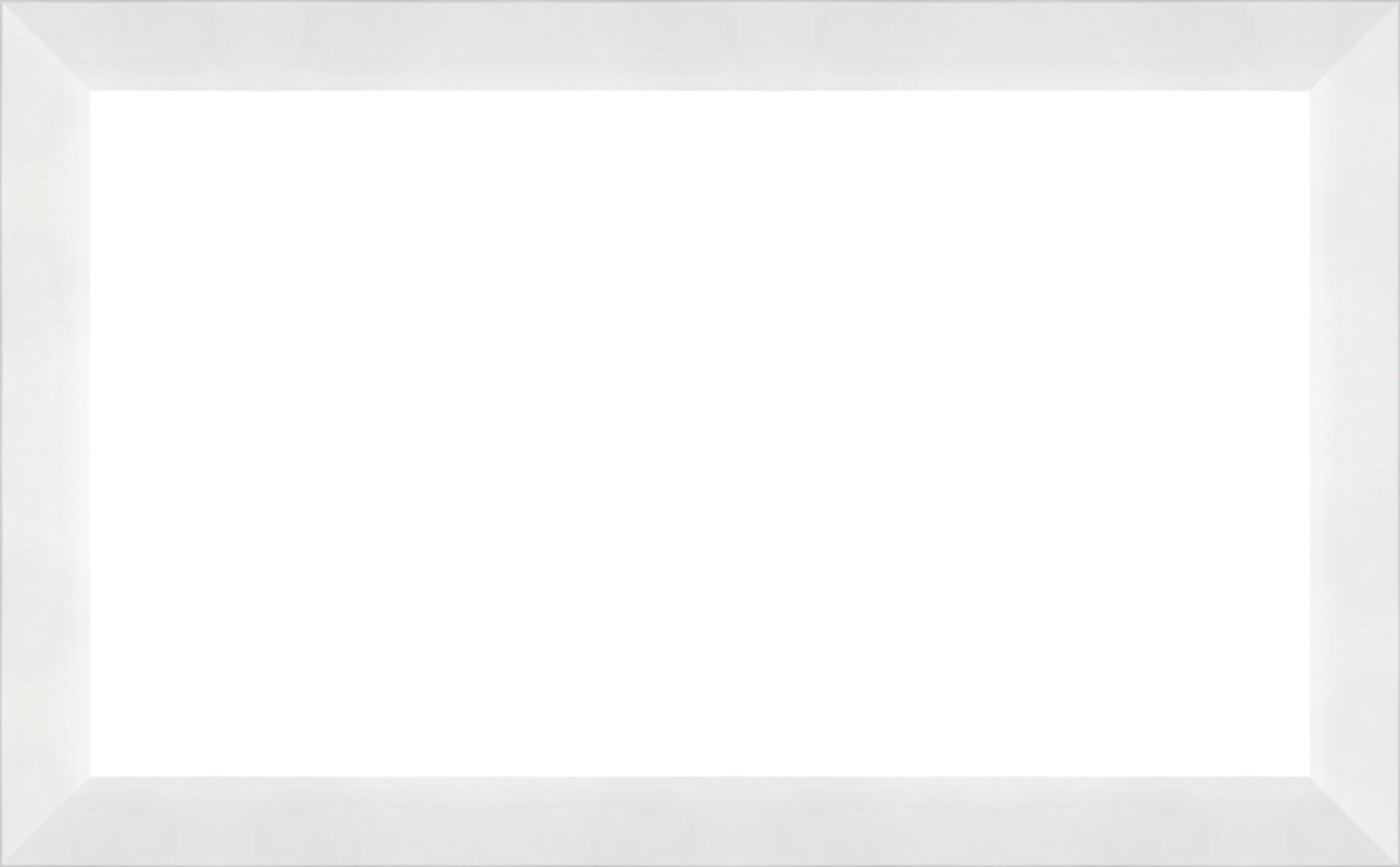 Alt View 15. Deco TV Frames - Premiere Bezel for Samsung the Frame TV - 55" - Gloss White.