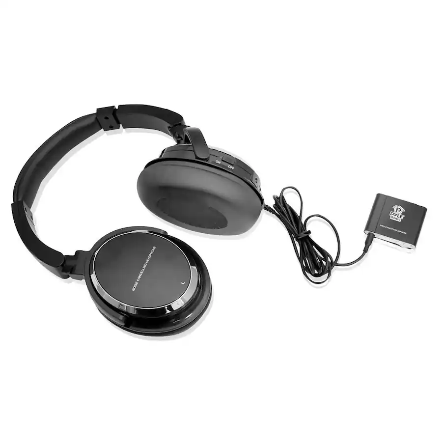 Boostng Pyle Home Bass Boosting Portable Headphone Black - Best Buy