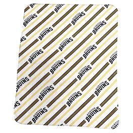 Logo Brands - 50" x 60" Classic Vertical Stripe Fleece Throw Blanket - Multicolor