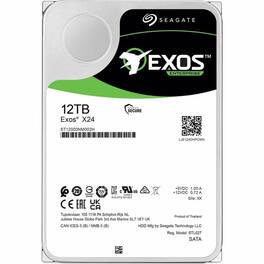 Seagate - Exos X24 ST12000NM002H 12 TB Hard Drive - 3.5" Internal - SATA (SATA/600) - Conventional Magnetic Recording