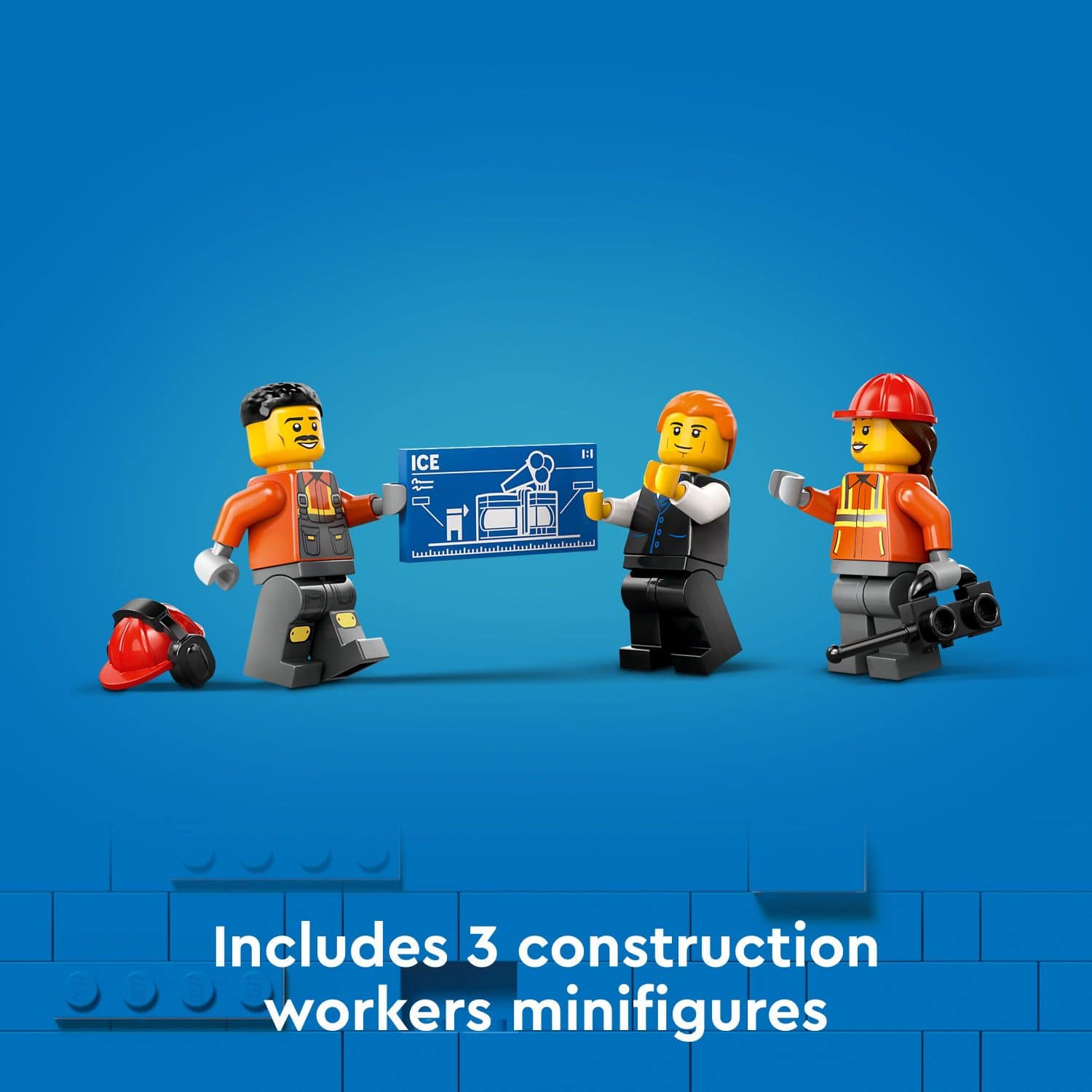 ICE 1: Includes 3 construction worker minifigures.