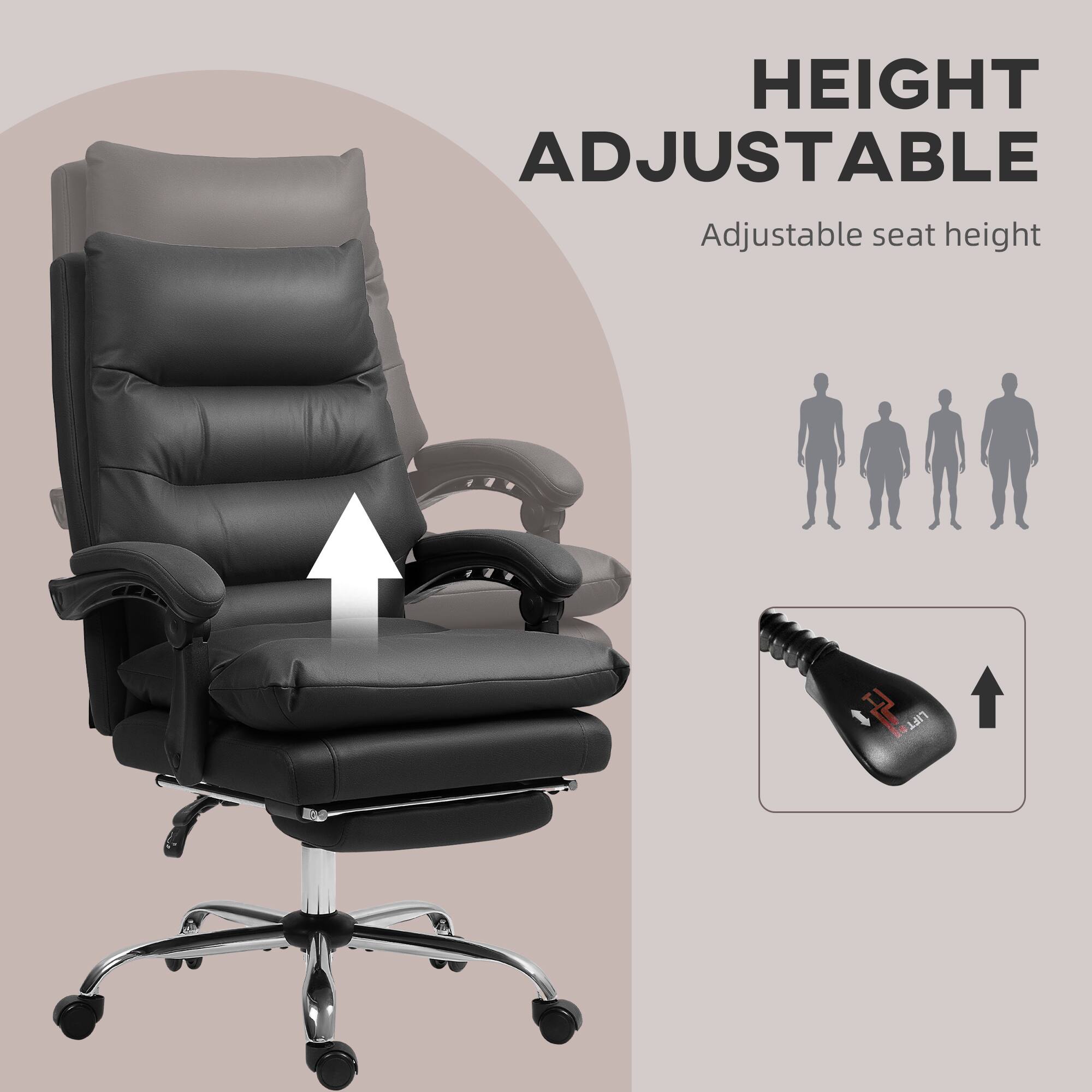 HEIGHT ADJUSTABLE
Adjustable seat height
4-14