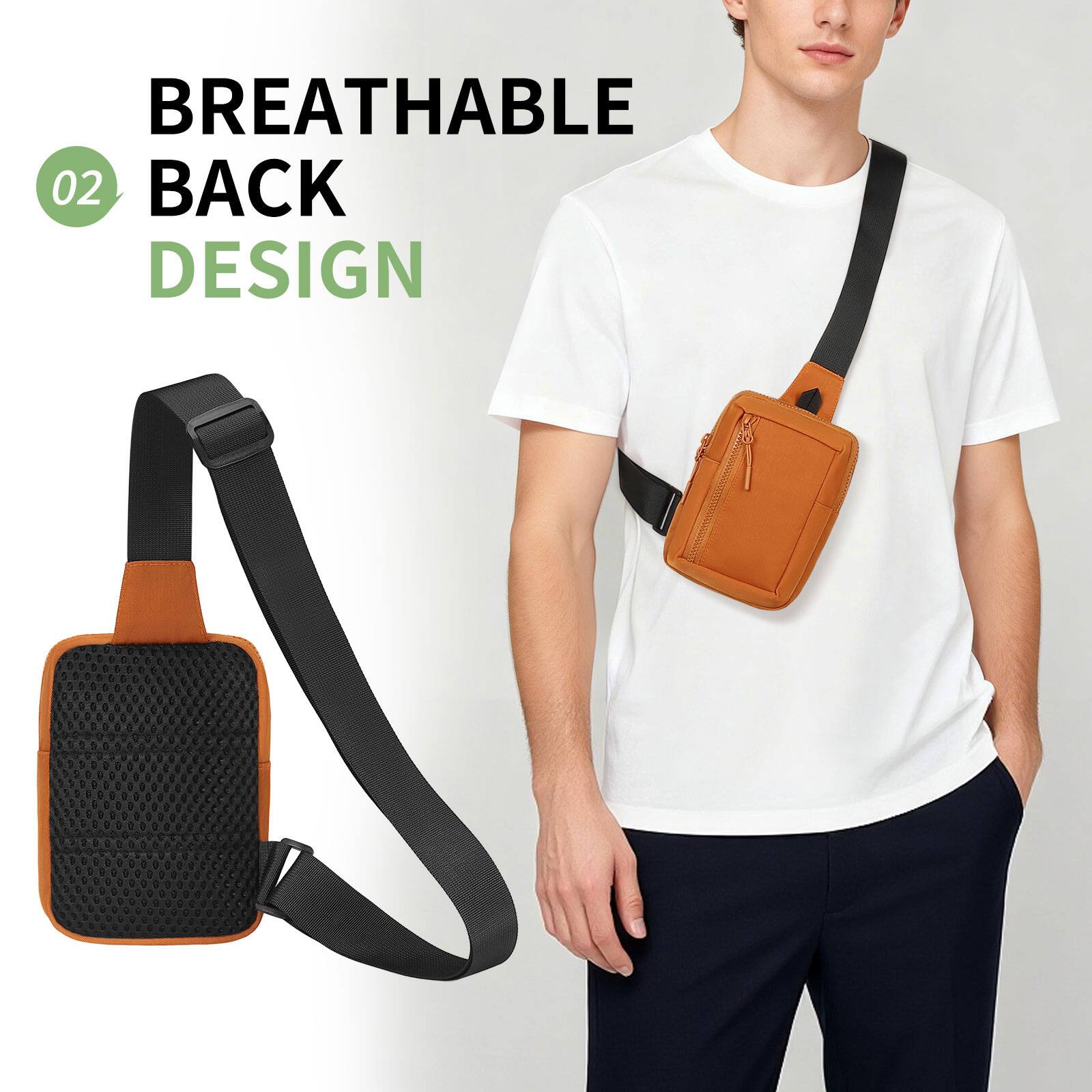 BREATHABLE BACK DESIGN

02