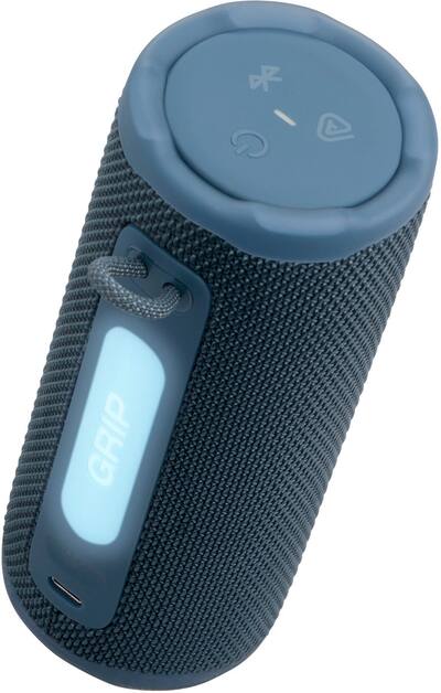 JBL Grip Portable Wireless Speaker with Built In Light 2025 Blue JBL Grip Portable Wireless Speaker with Built In Light 2025 Blue