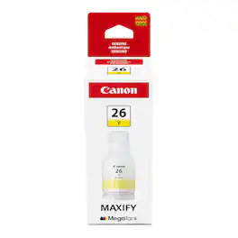 Canon - MegaTank GI-26 Ink Bottle - Pigment Yellow