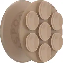 PopSockets - MagSafe Suck-Up Universal Magnetic Suction Grip & Mount with Adapter Ring for Cell Phones - Latte