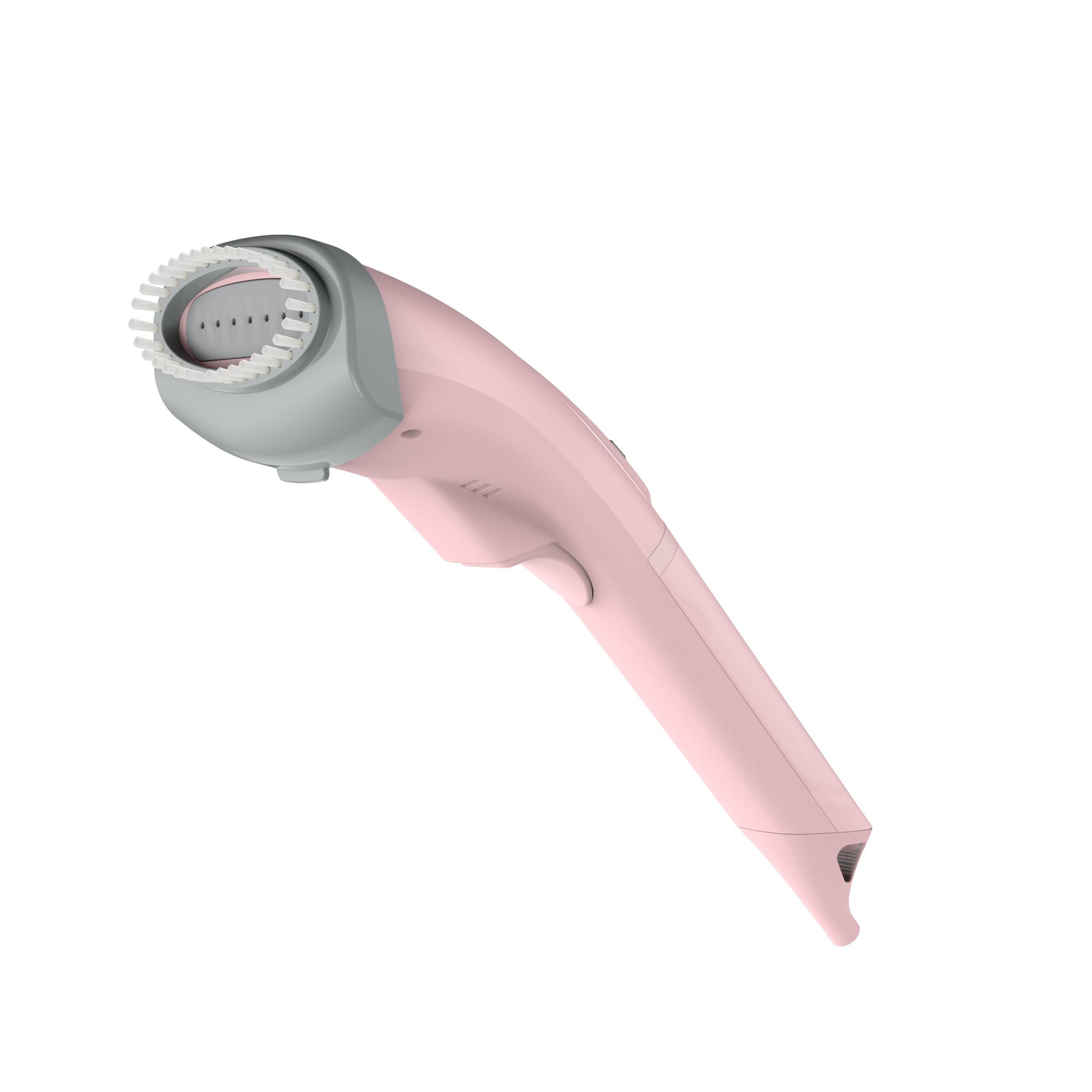 Left. SALAV - Dual Steam Setting Quicksteam Handheld Garment Steamer - PINK.