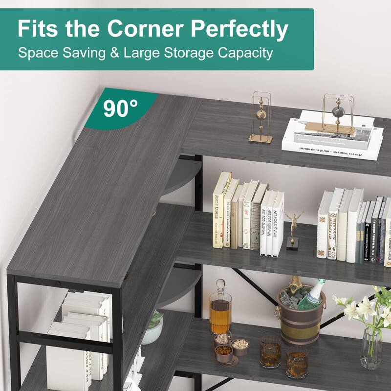 Fits the Corner Perfectly  
Space Saving & Large Storage Capacity  
90°