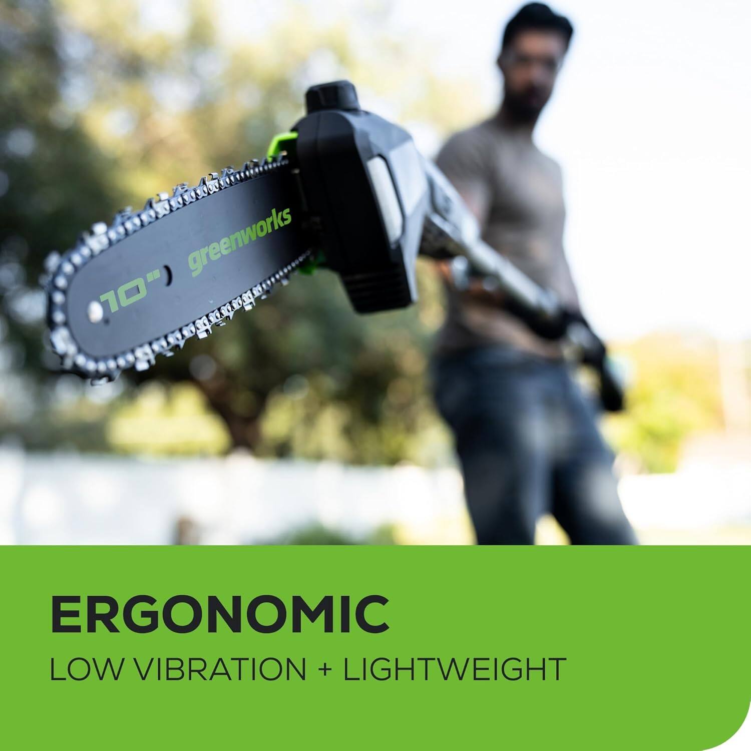 ERGONOMIC  
LOW VIBRATION + LIGHTWEIGHT