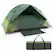Front. Costway - 2-person Camping Tent Lightweight Outdoor Tent with Removable Rain Fly Carrying Bag - Green.