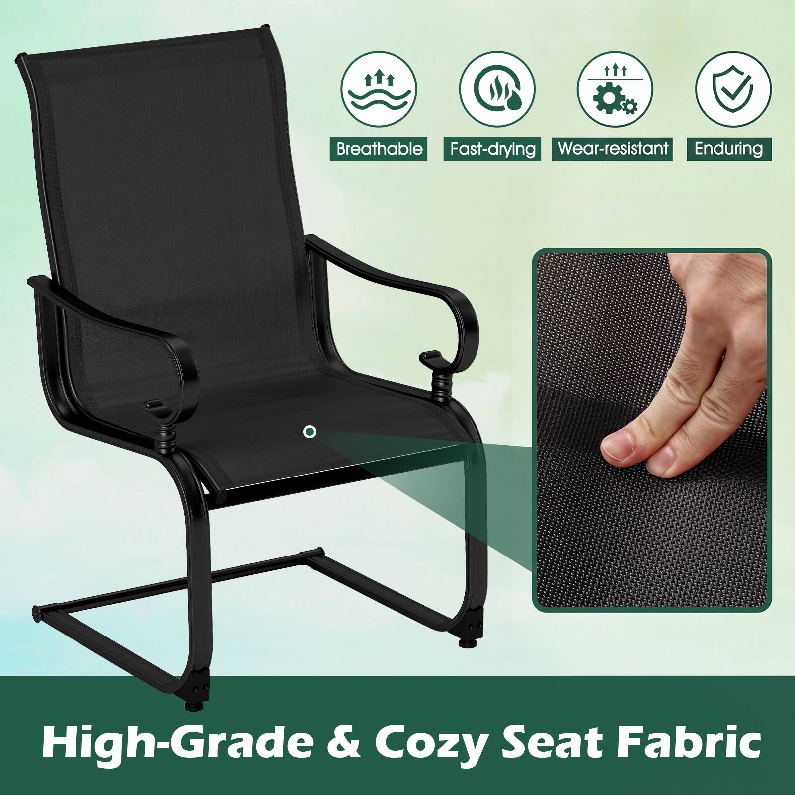 Breathable, Fast-drying, Wear-resistant, Enduring

High-Grade & Cozy Seat Fabric