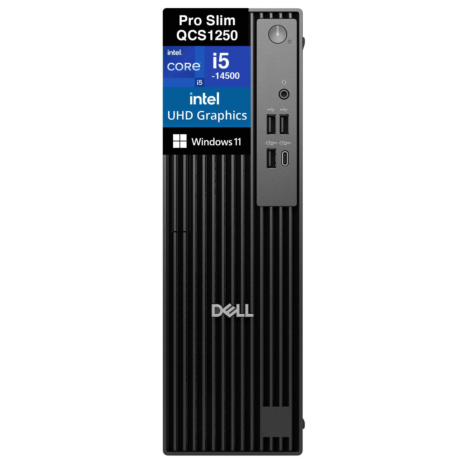 Dell Upgraded Pro Slim QCS1250 Mini Desktop (Intel i5 14500,16GB