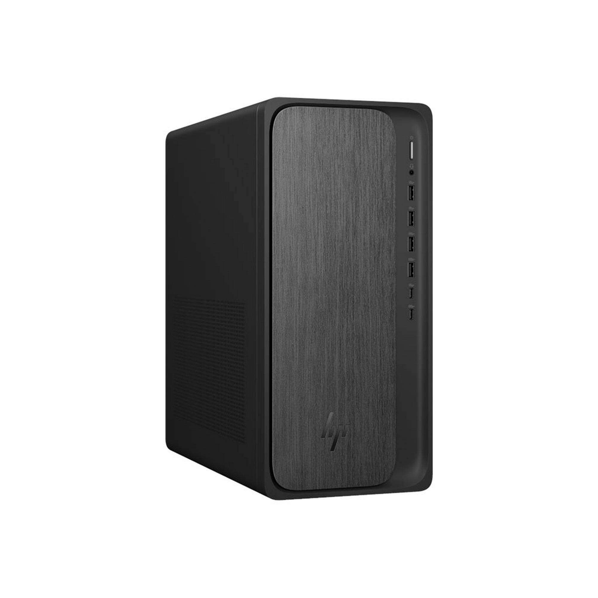 Back. HP - HP OmniDesk Desktop PC, AMD Ryzen 7 8700G, 16GB, 1TB, W11, Gray, M02-0085m - Black.