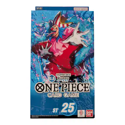 ST-25 BANDAI NAMCO STARTER DECK BLUE Buggy ONE PIECE CARD GAME E 1 ST 25 BANDAI NAMCO CEacheo Cila/Shueisha CEacheo Tom Amimution - DAI Odle/Shueisha CEnda SAMES MACK i HrAL