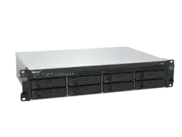 Synology - RS1226+ 8-Bay Rackmount NAS, AMD Ryzen V1500B, 4GB DDR4, Gigabit Ethernet, USB 3.2