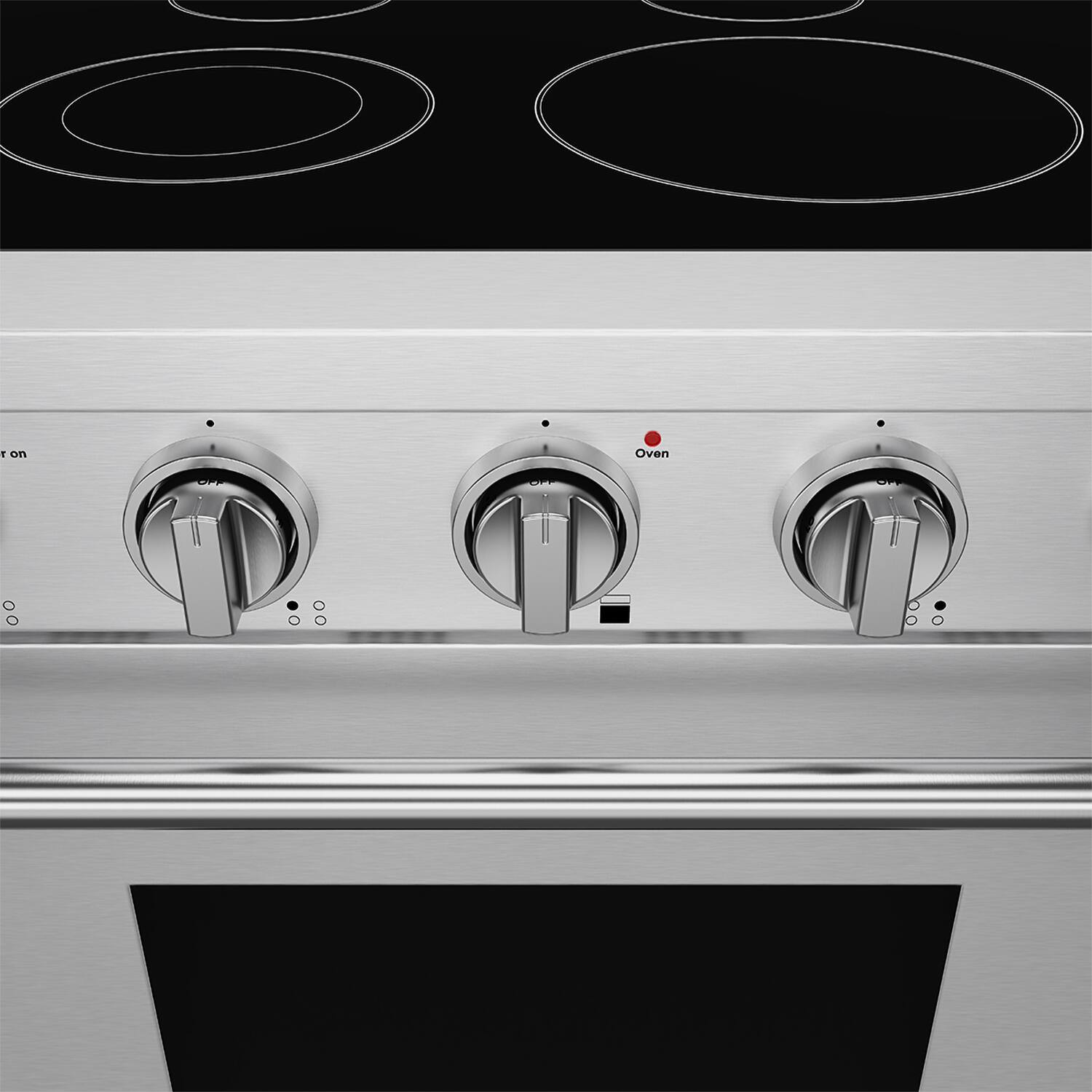Alt View 1. Thor Kitchen - 4.55 Cu. Ft Freestanding Electric Convection Range - Stainless steel.