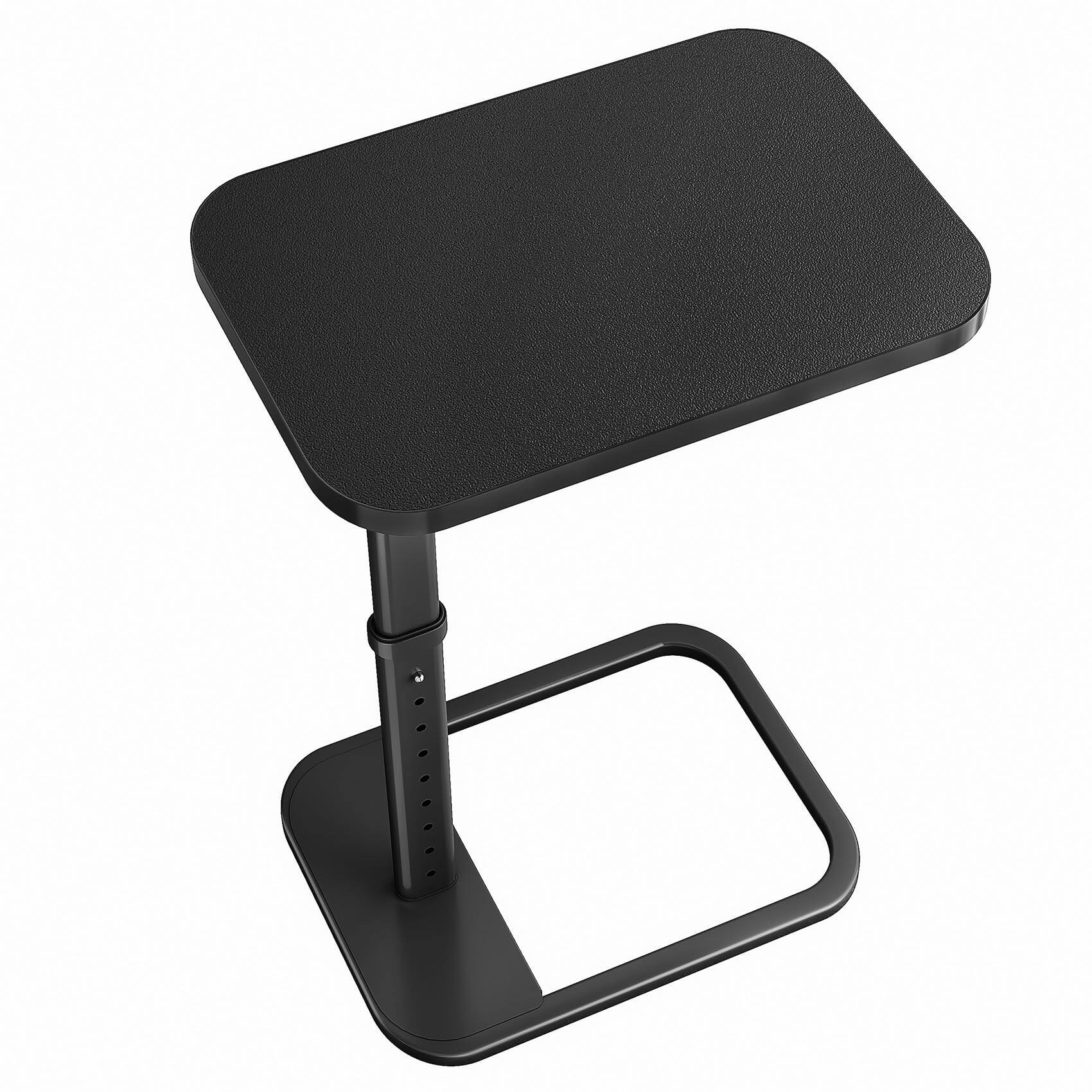 Front. PARKER SLATER - Tv Tray Table Adjustable Height Flip top Rounded Metal Corners Snack For Couch Sofa Bed Chair Living Room C.