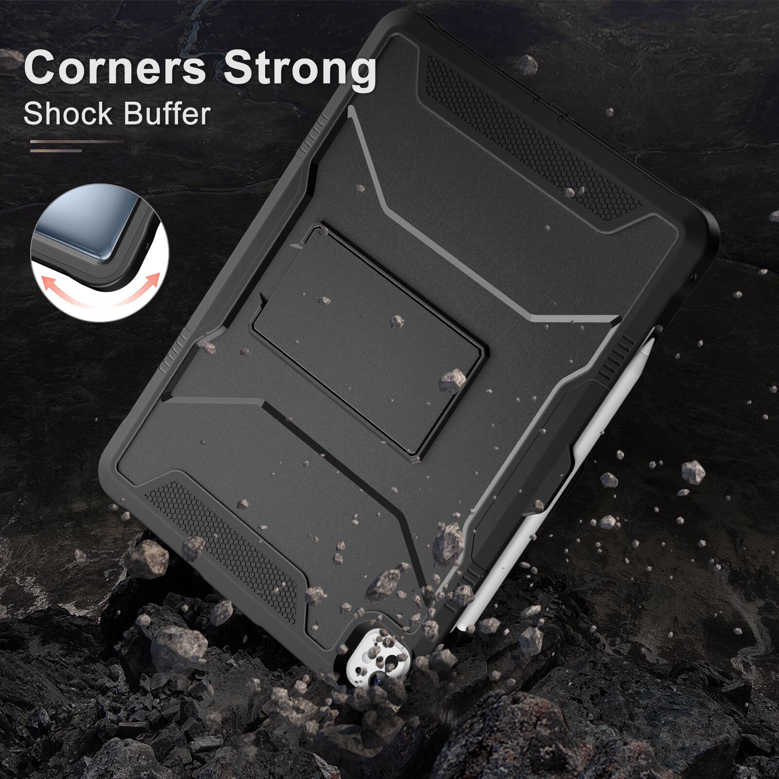 Corners Strong  
Shock Buffer