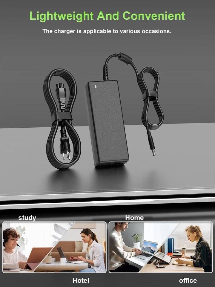 Lightweight And Convenient  
The charger is applicable to various occasions.

study  
Home  
Hotel  
office