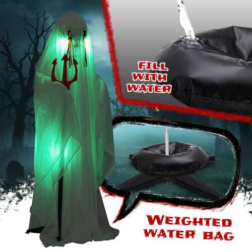 Fill with water. Weighted water bag