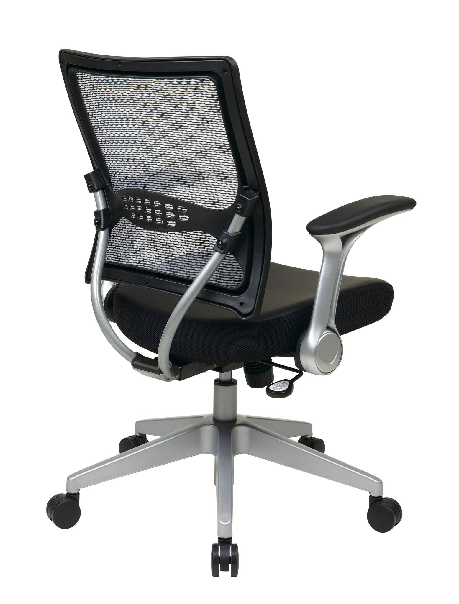 Back. Office Star Products - Professional AirGrid® Managers Chair - Platinum & Black.