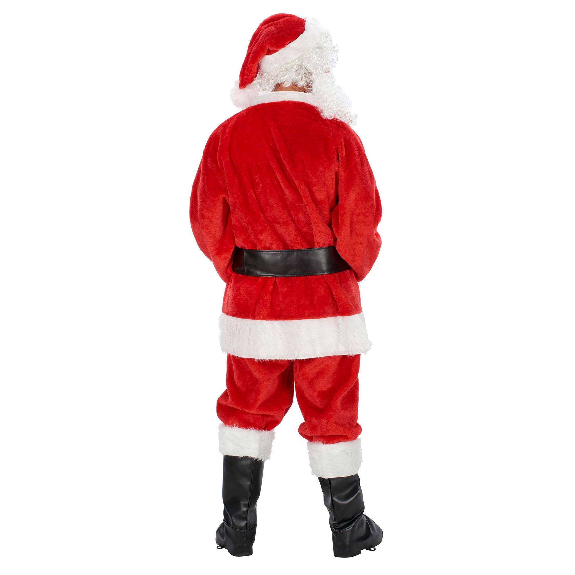 Alt View 10. Orion Costumes - Deluxe Plush Santa Adult Costume | Extra Large - Red.